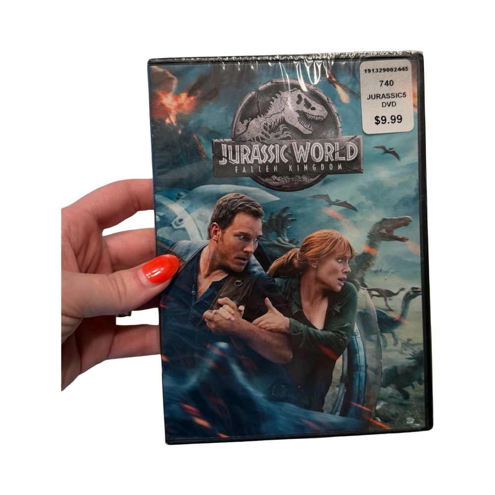 Jurassic World Fallen Kingdom DVD 2018 Chris Pratt BDH‎ New Sealed